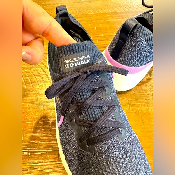 SKETCHERS Slip-Ins: Go Walk Massage Fit Size 7 Denim. - Picture 4 of 6